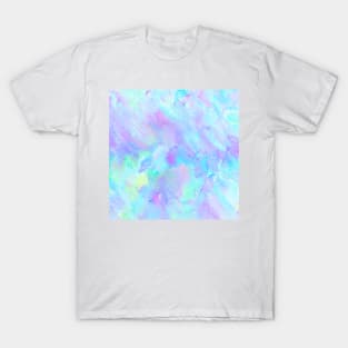 Blue and Purple Abstract Art T-Shirt